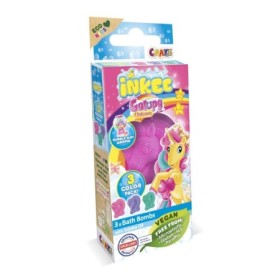 Bombe de baie Inkee 3 buc asortate in forma de unicorn
